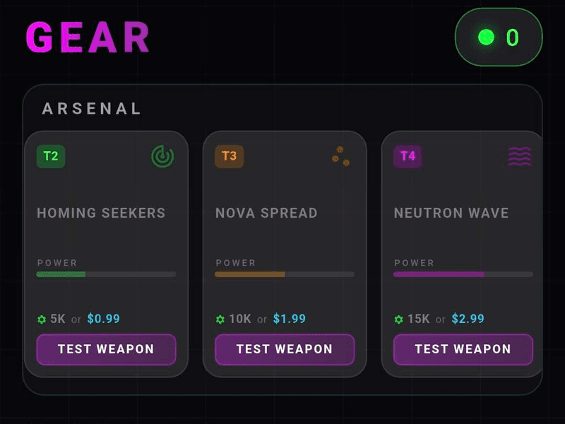Cyber Scavenger — детайл от интерфейса
